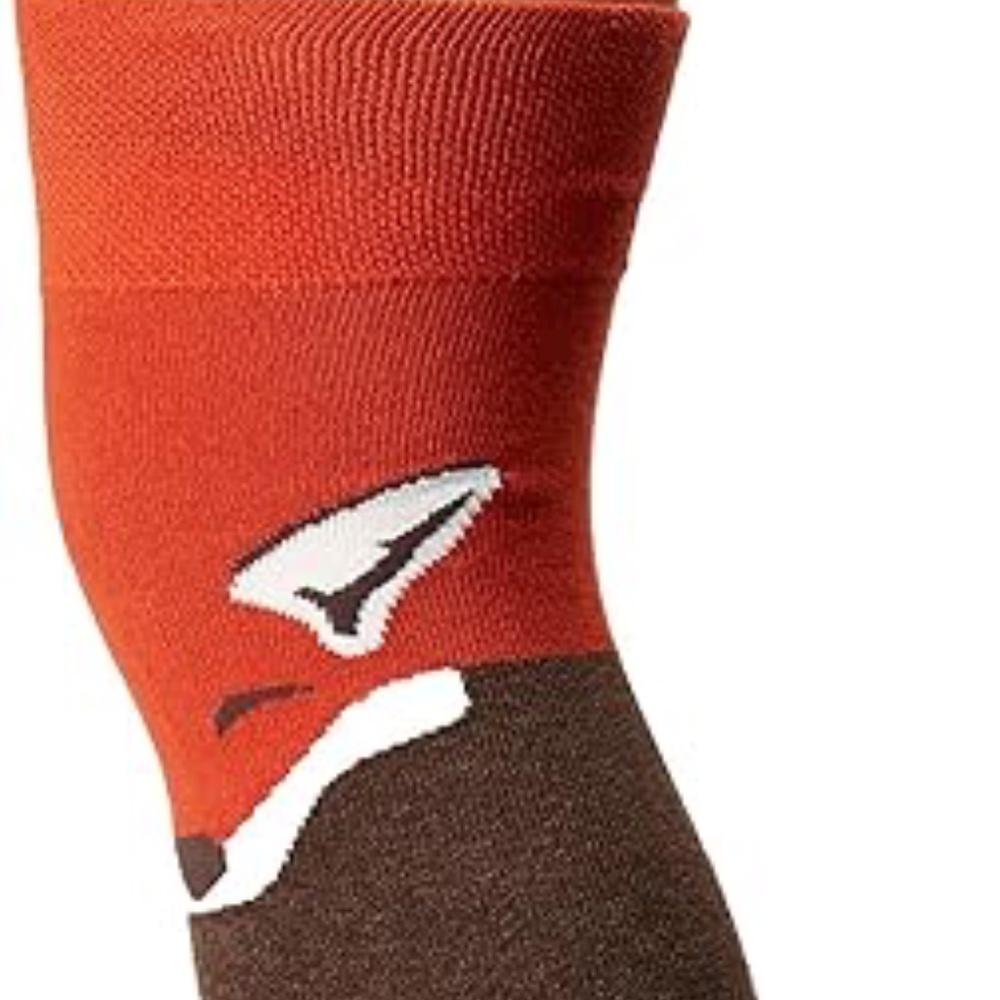 Sock Smith Heather Brown Fox Stylish Over the Knee Warm Winter Socks